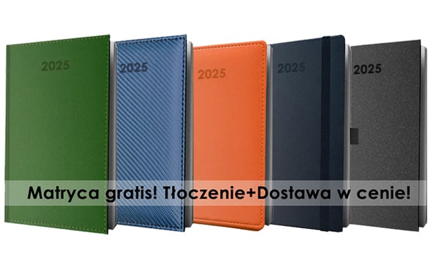 Kalendarze książkowe dla firm 2025